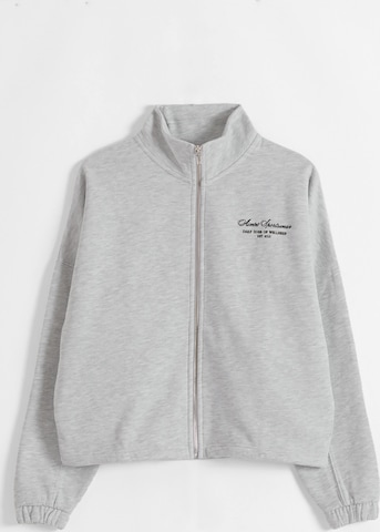 Veste de survêtement Aim'n en gris : devant