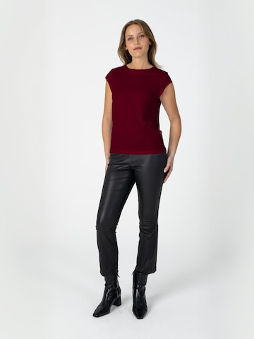 Coster Copenhagen - Top ' CC ' em vermelho: frente