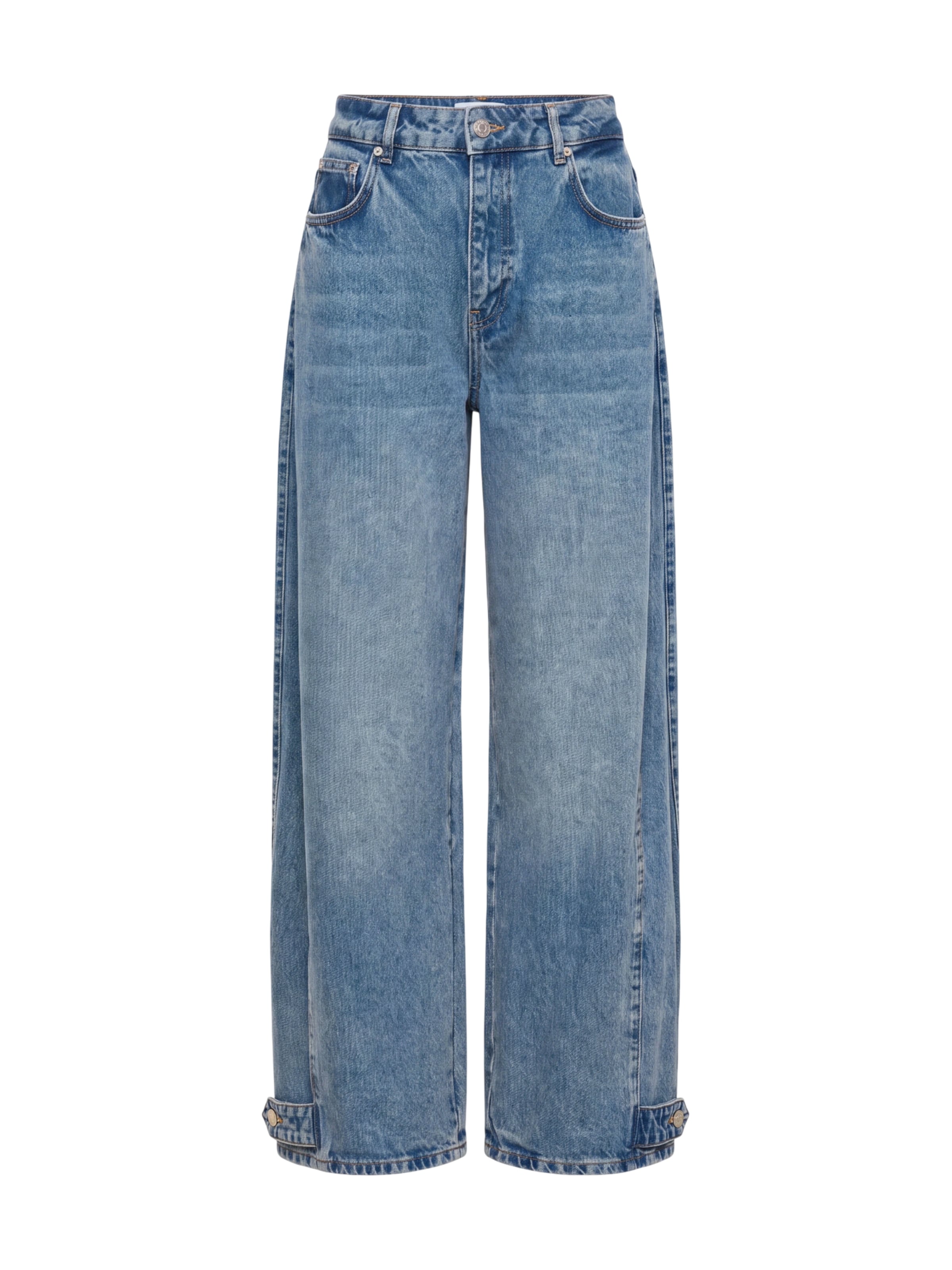 Wide Leg Jean 'May' EDITED en bleu : devant