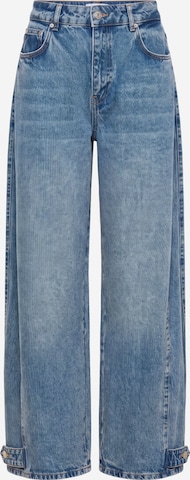 Wide Leg Jean 'May' EDITED en bleu : devant