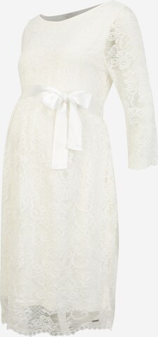 Robe de cocktail Esprit Maternity en blanc : devant