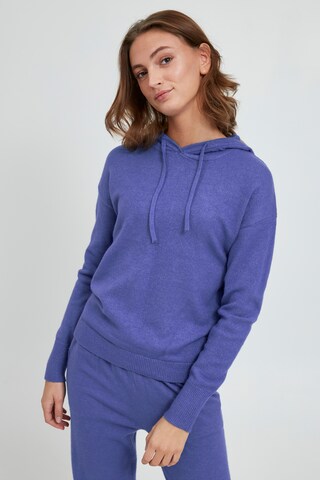 b.young Sweatshirt 'MILO' in Blauw: voorkant