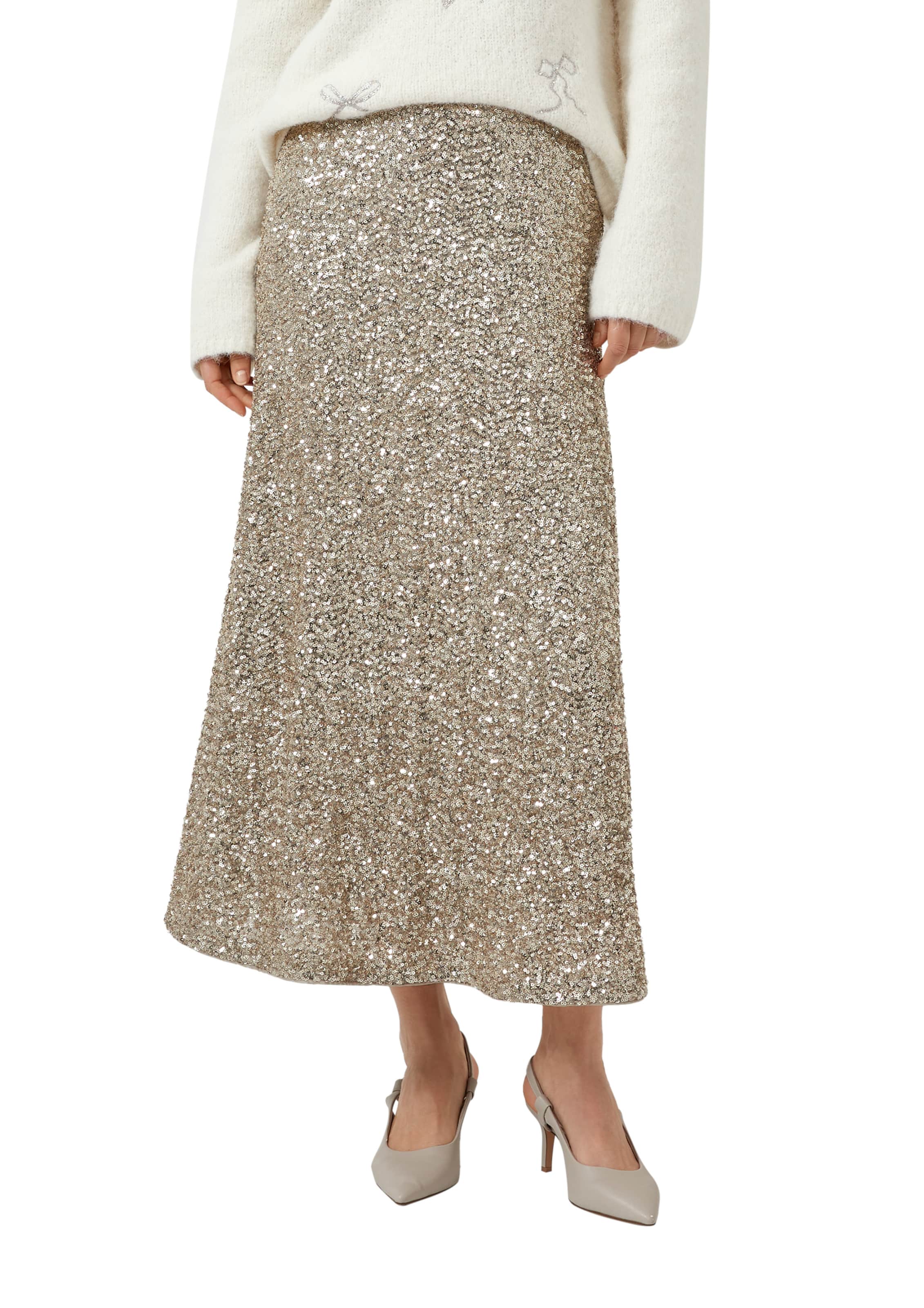 s.Oliver Rok in Beige: voorkant