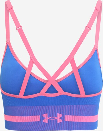 UNDER ARMOUR Bustier Sport bh in Blauw