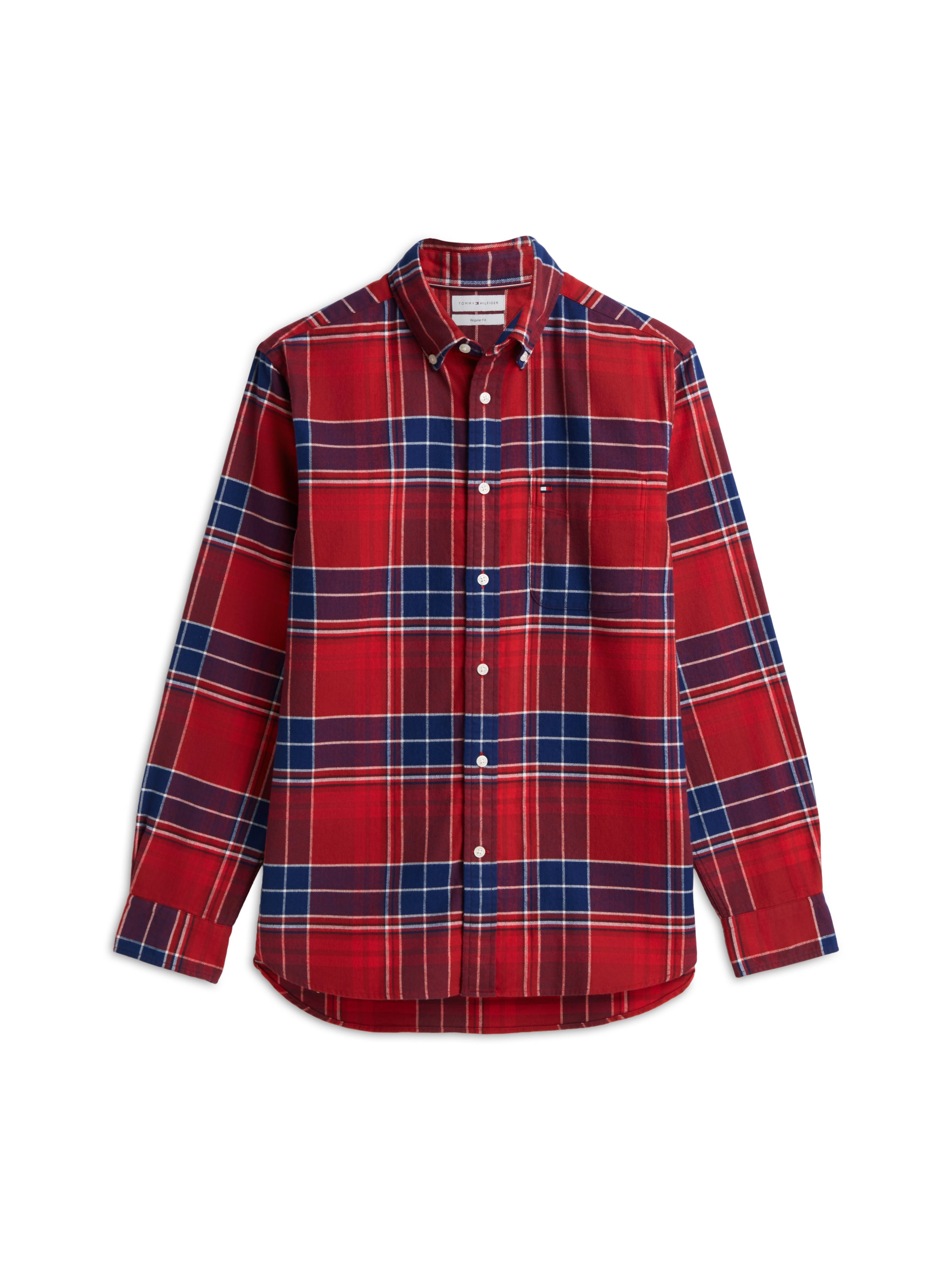 TOMMY HILFIGER Tavaline suurus Triiksärk 'Hero', värv punane: eest vaates