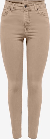 ONLY Skinny Trousers 'MISSOURI' in Beige: front