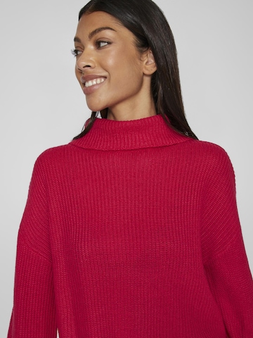 VILA Sweater 'Vigga' in Red