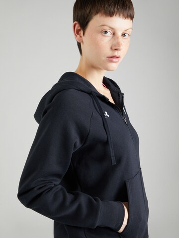 UNDER ARMOUR Спортна жилетка с качулка в черно