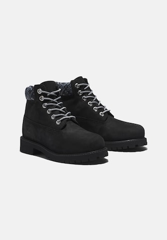 TIMBERLAND Боти с връзки '6 In Premium' в черно