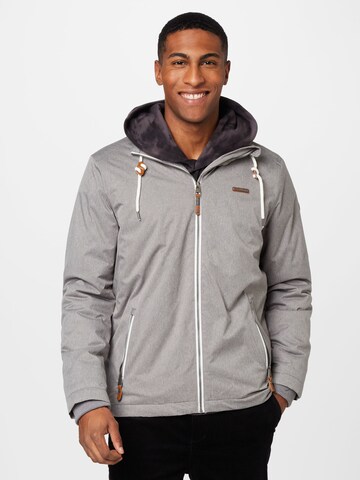 Ragwear Between-Season Jacket 'RYTEL' in Grey: front