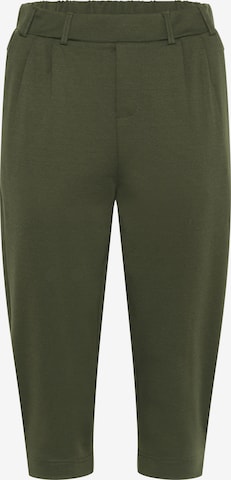 žalia Kaffe Siaurėjantis Klostuotos kelnės 'KAJenny': priekis