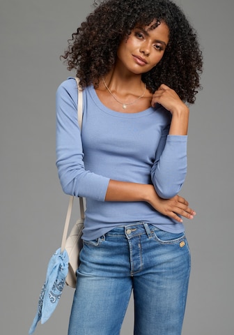 FLASHLIGHTS Shirt in Blau: Vorderseite