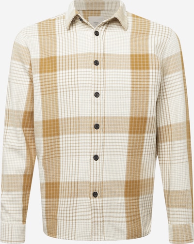 minimum Hemd 'Faran' in khaki / naturweiß, Produktansicht