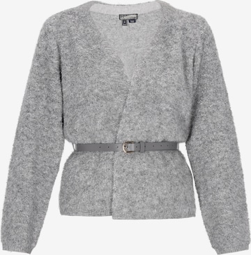 Cardigan DreiMaster Vintage en gris : devant