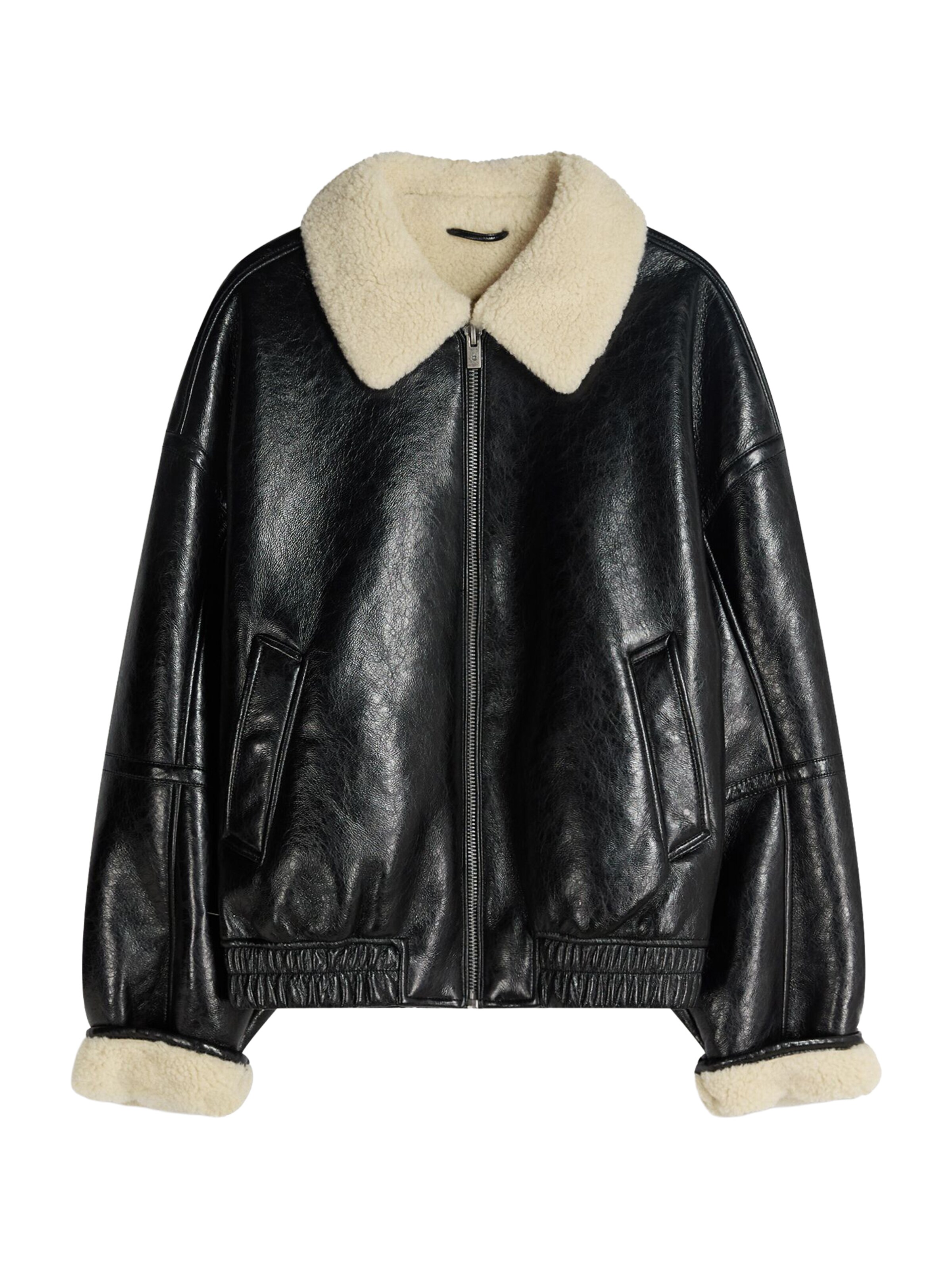 Bershka Övergångsjacka i svart: framsida