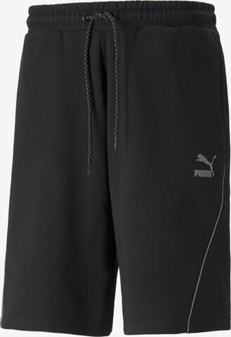 PUMA Shorts in Schwarz: front