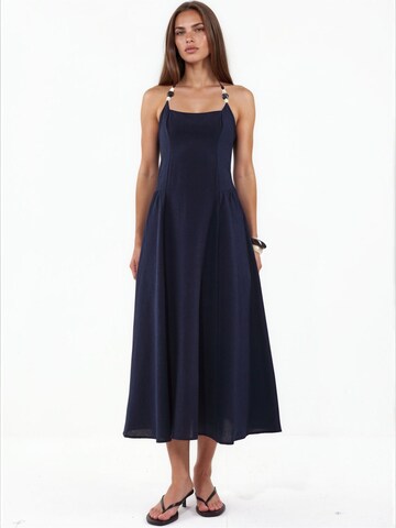 Hiccup Dress 'Midi' in Blue