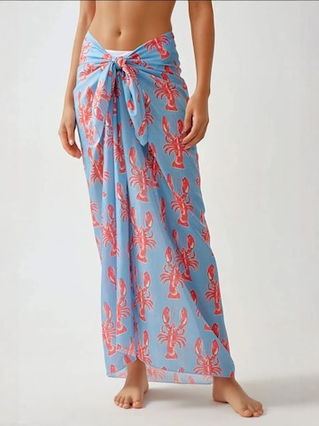 Serviette de plage Hiccup en bleu : devant