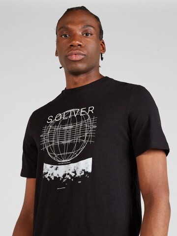 T-Shirt s.Oliver en noir