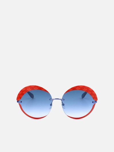 ADIDAS ORIGINALS Zonnebril 'Adidas Original OR0019 Matte black 67/17/135 Women Sunglasses' in One size in de kleur Rood, Productweergave
