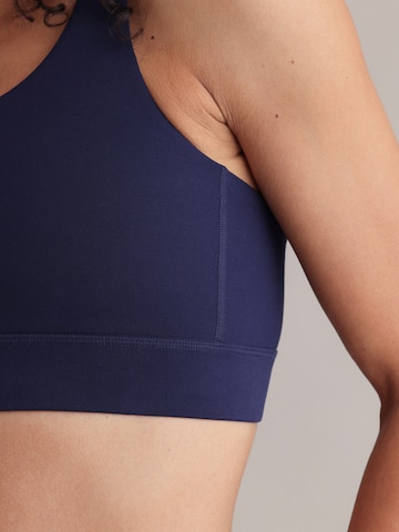 Hey Honey - Bustier Sujetador deportivo 'Criss Cross' en azul