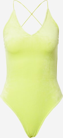 VIERVIER Shirt body 'Alena' in Groen: voorkant