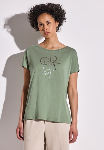 STREET ONE T-Shirt in Grün: Vorderseite