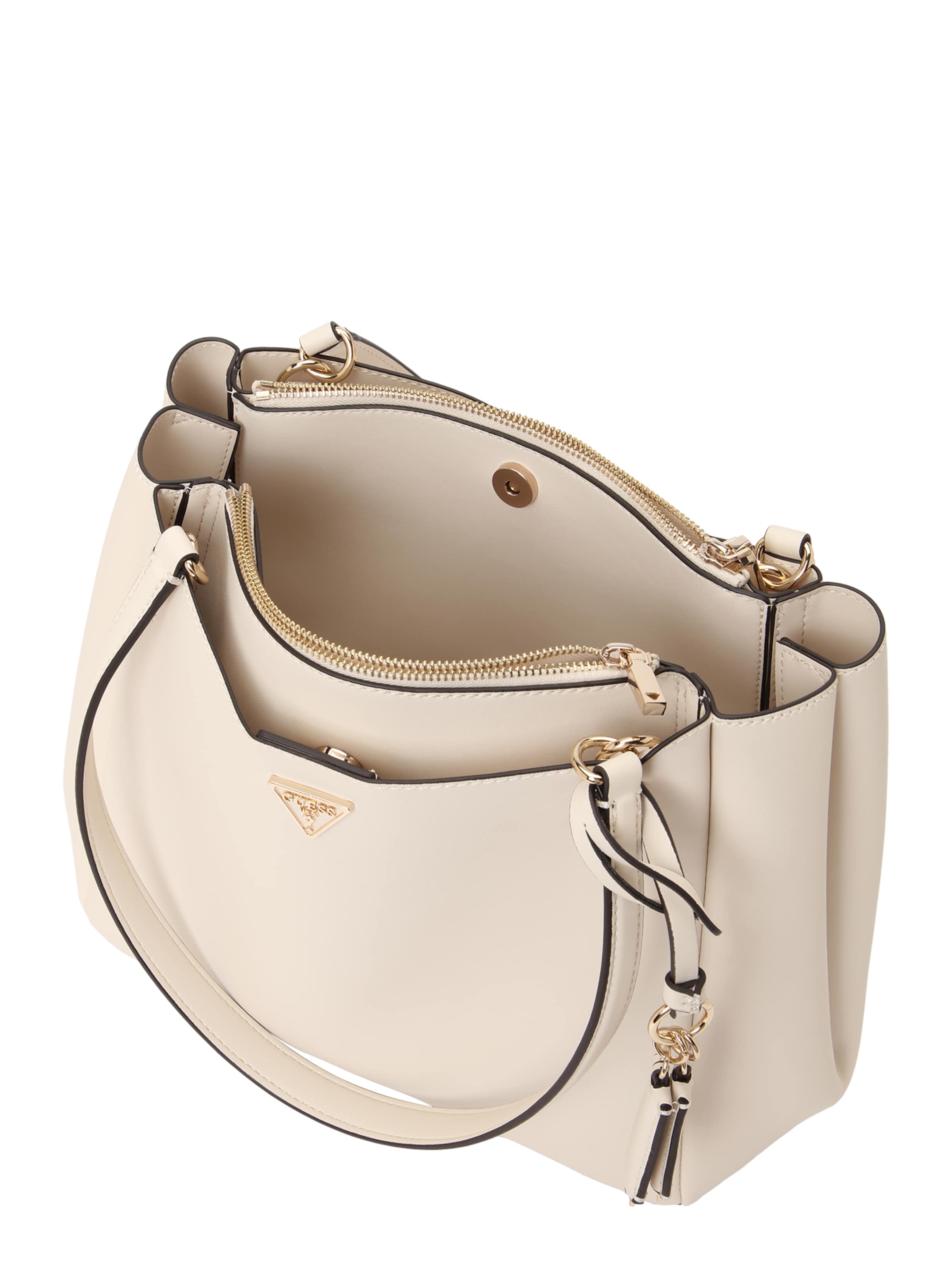 GUESS Poodlemiskott 'TALENT MULTI COMP TOTE', värv valge