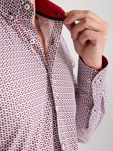 7Camicie Slim Fit Businesshemd 'Leonardo'‌‌‌ in Weiß