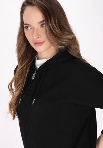 DreiMaster Maritim - Sudadera con cremallera en negro