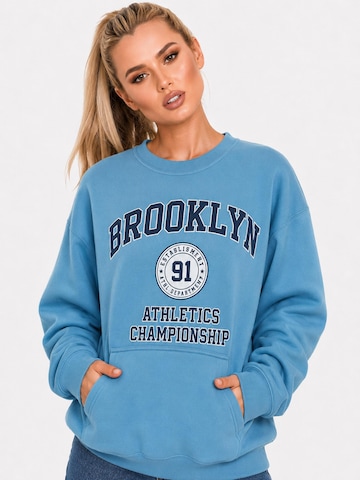 Worldclassca Sweater 'Brooklyn' in Blue: front