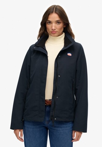 Superdry Tussenjas in Blauw: voorkant