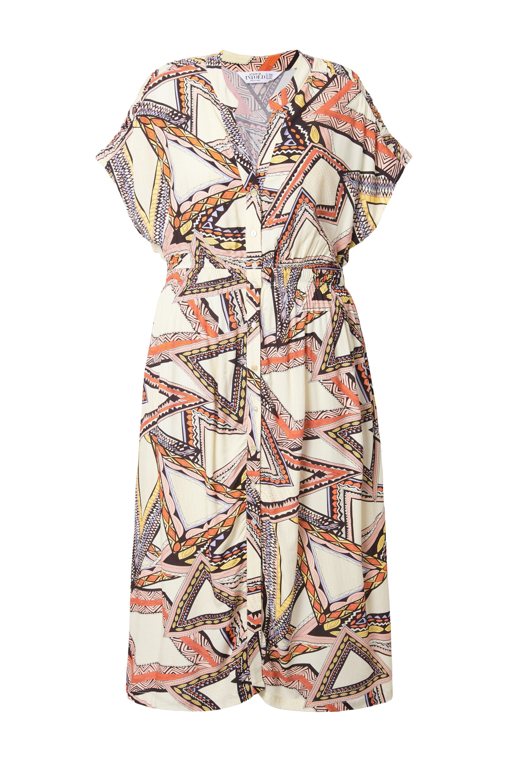 Studio Untold Jurk in Beige: voorkant