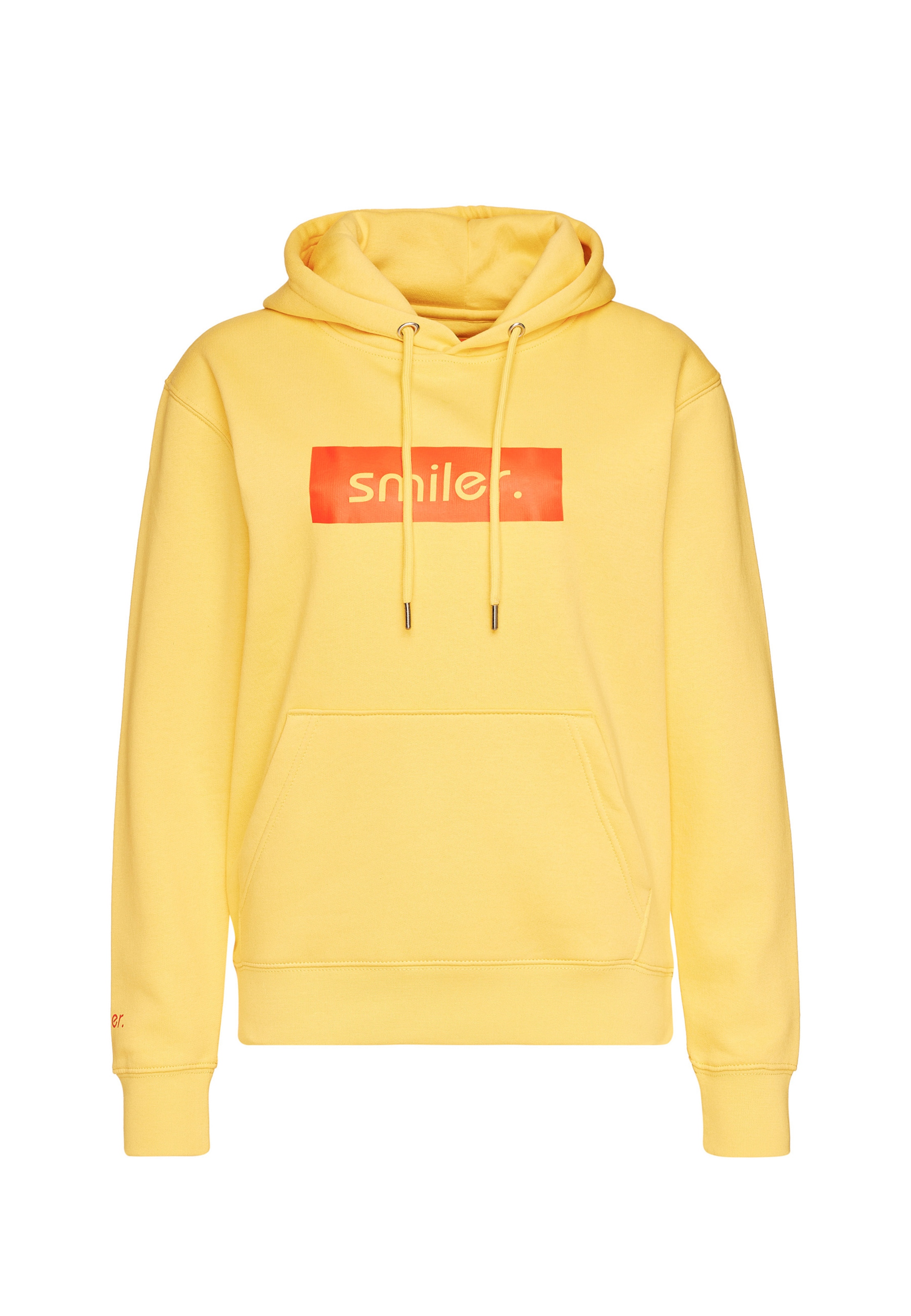 smiler. Sweatshirt 'Buddy' in Yellow: front