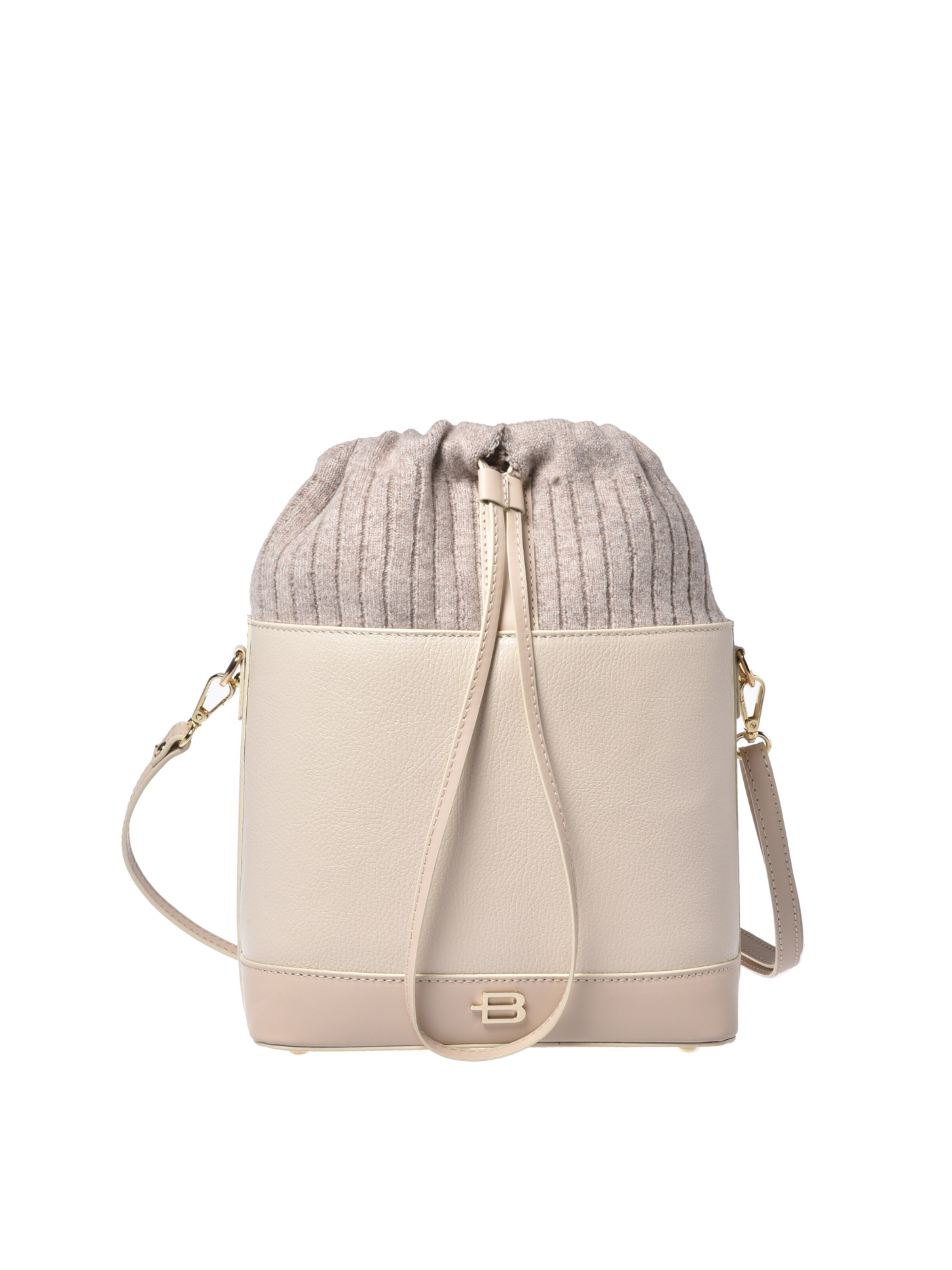 Sac à bandoulière BALDININI en beige : devant