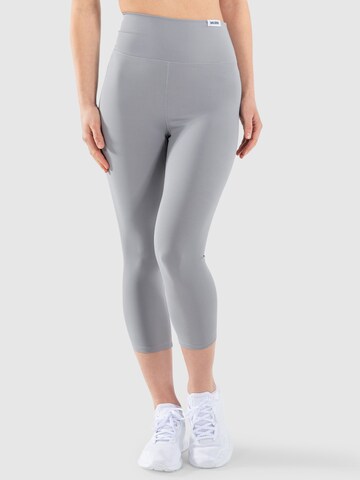 Smilodox Skinny Sportbroek 'Alice' in Grijs: voorkant