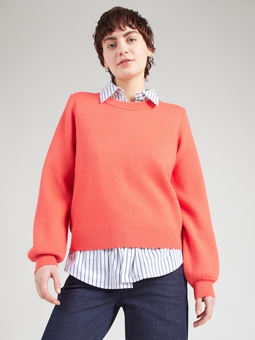 NÜMPH Pulóver 'NUBIR' - narancs: elől