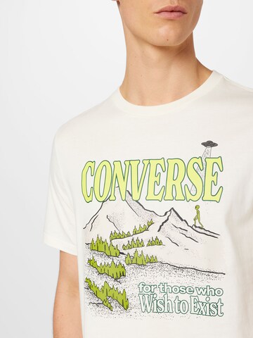 CONVERSE Shirt 'ALIEN MOUNTAIN' in Wit