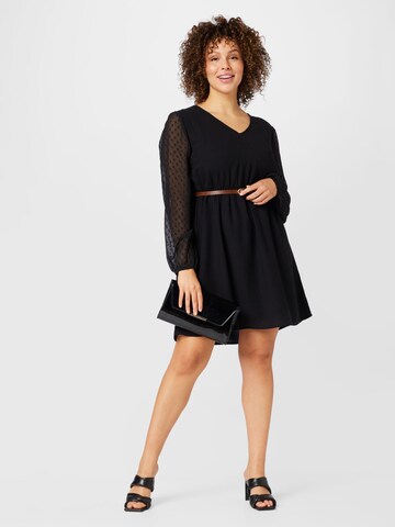 ABOUT YOU Curvy Dress 'Aurea' in Black