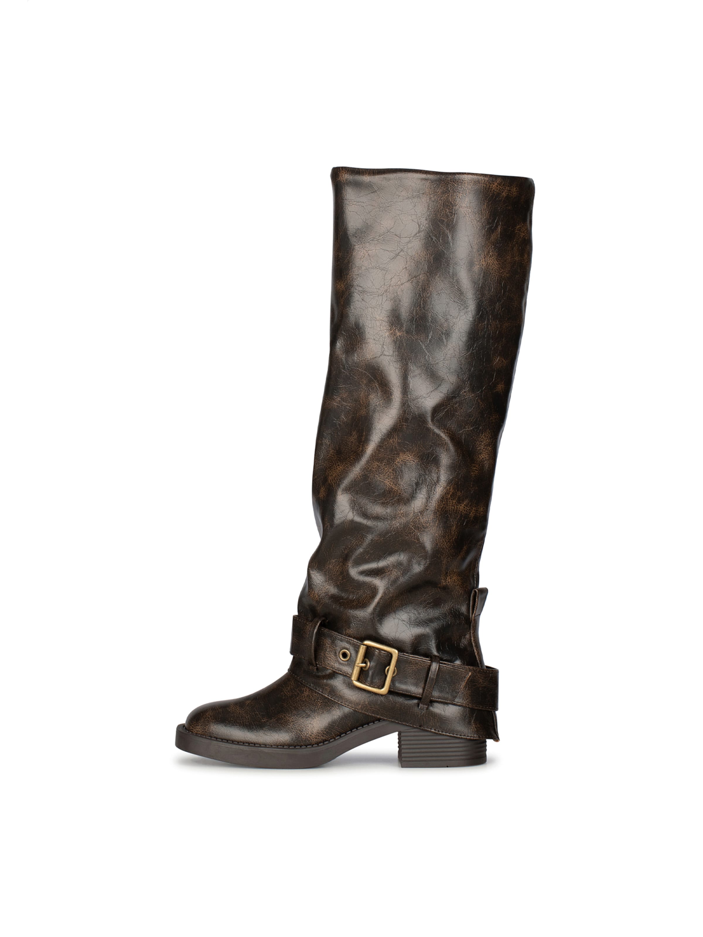 Bottes POSH by Poelman en bronze : devant