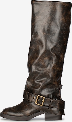 Bottes POSH by Poelman en bronze : devant