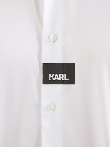 Regular fit Camicia di Karl Lagerfeld in bianco