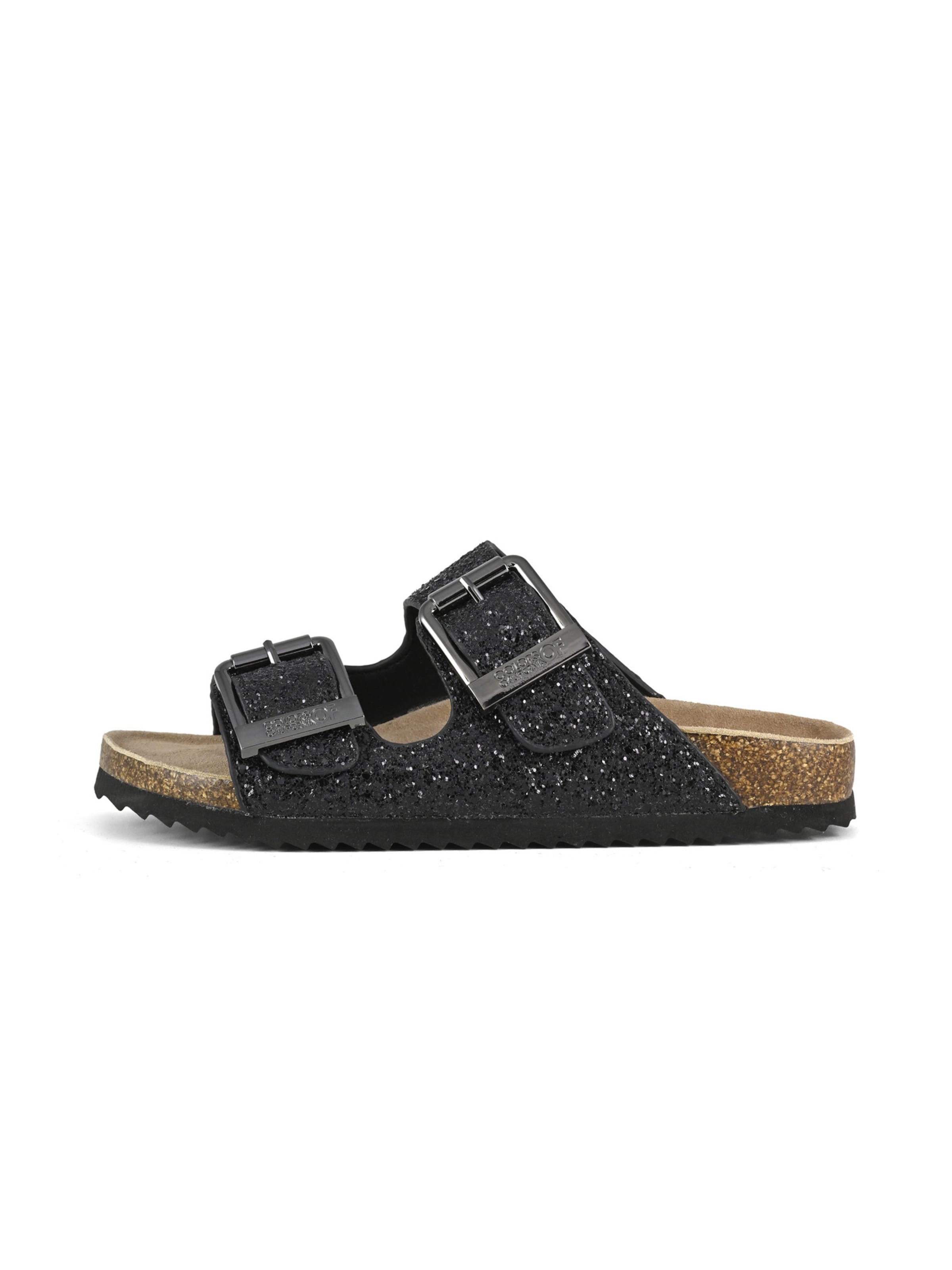 COLORS OF CALIFORNIA - Sapato aberto em preto: lateral