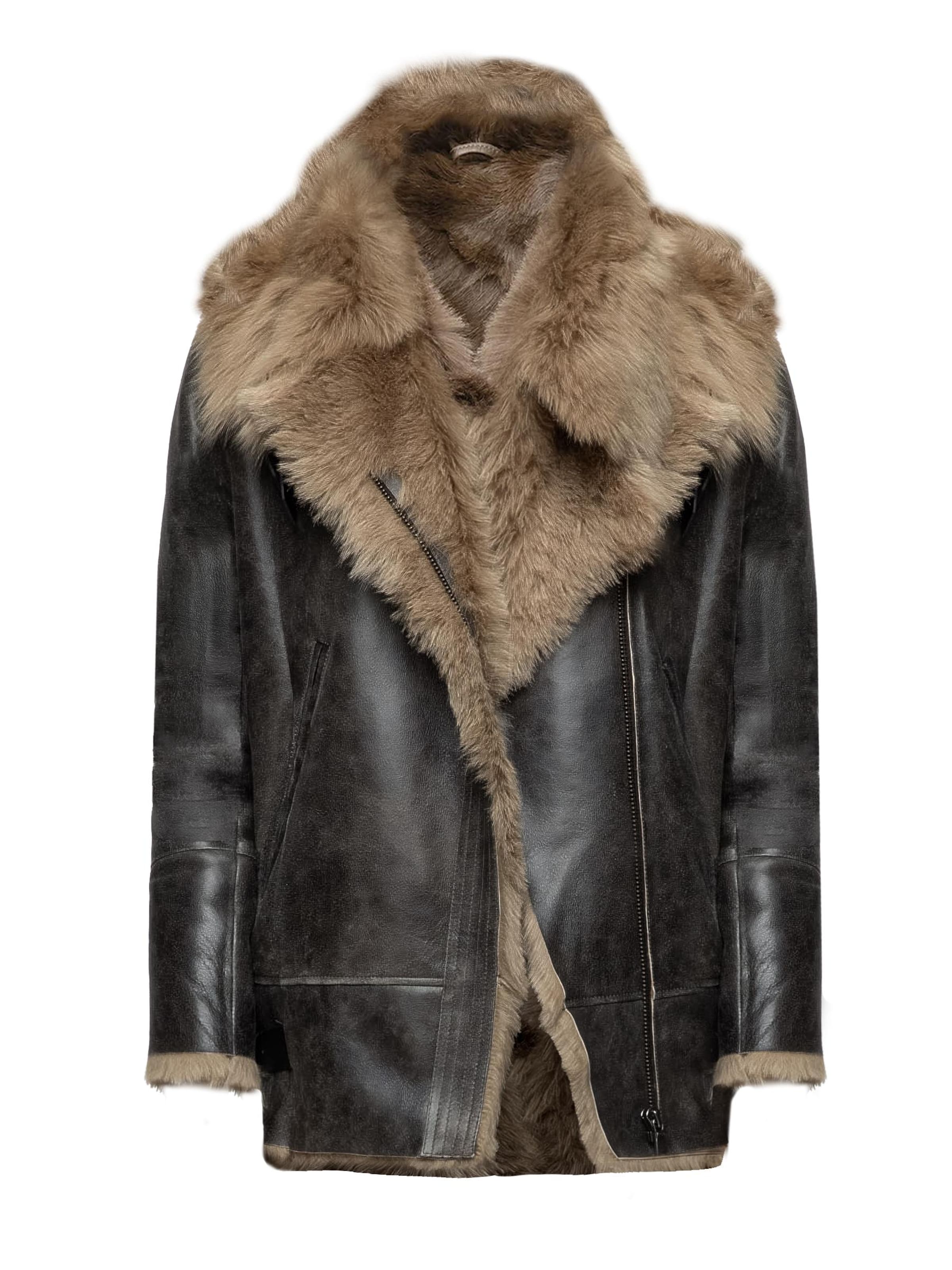 V S P - Chaqueta de invierno 'Vesna' en marrón: frente