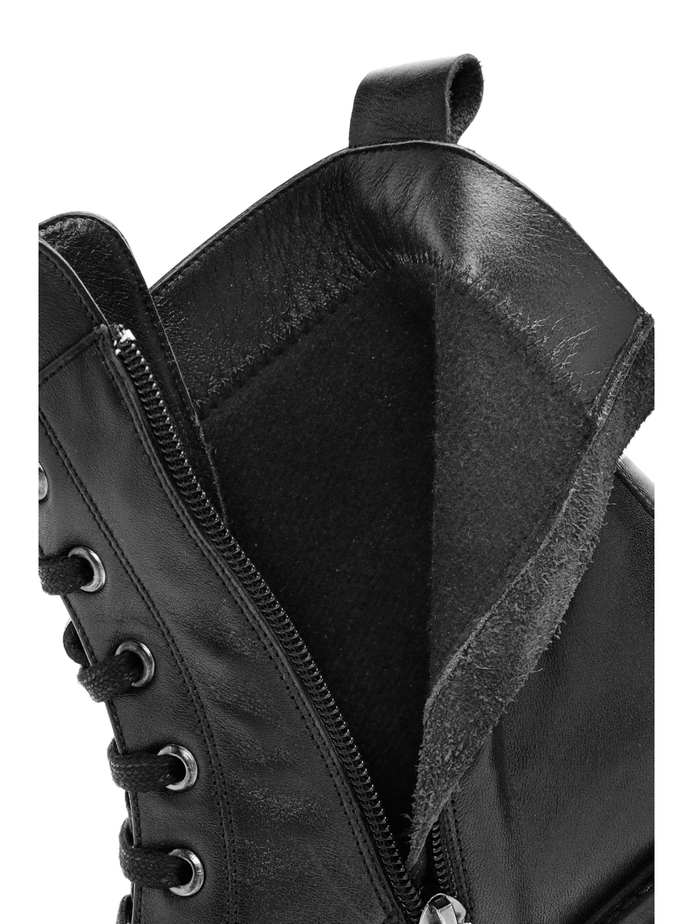 Derimod Veterlaarsjes in Zwart