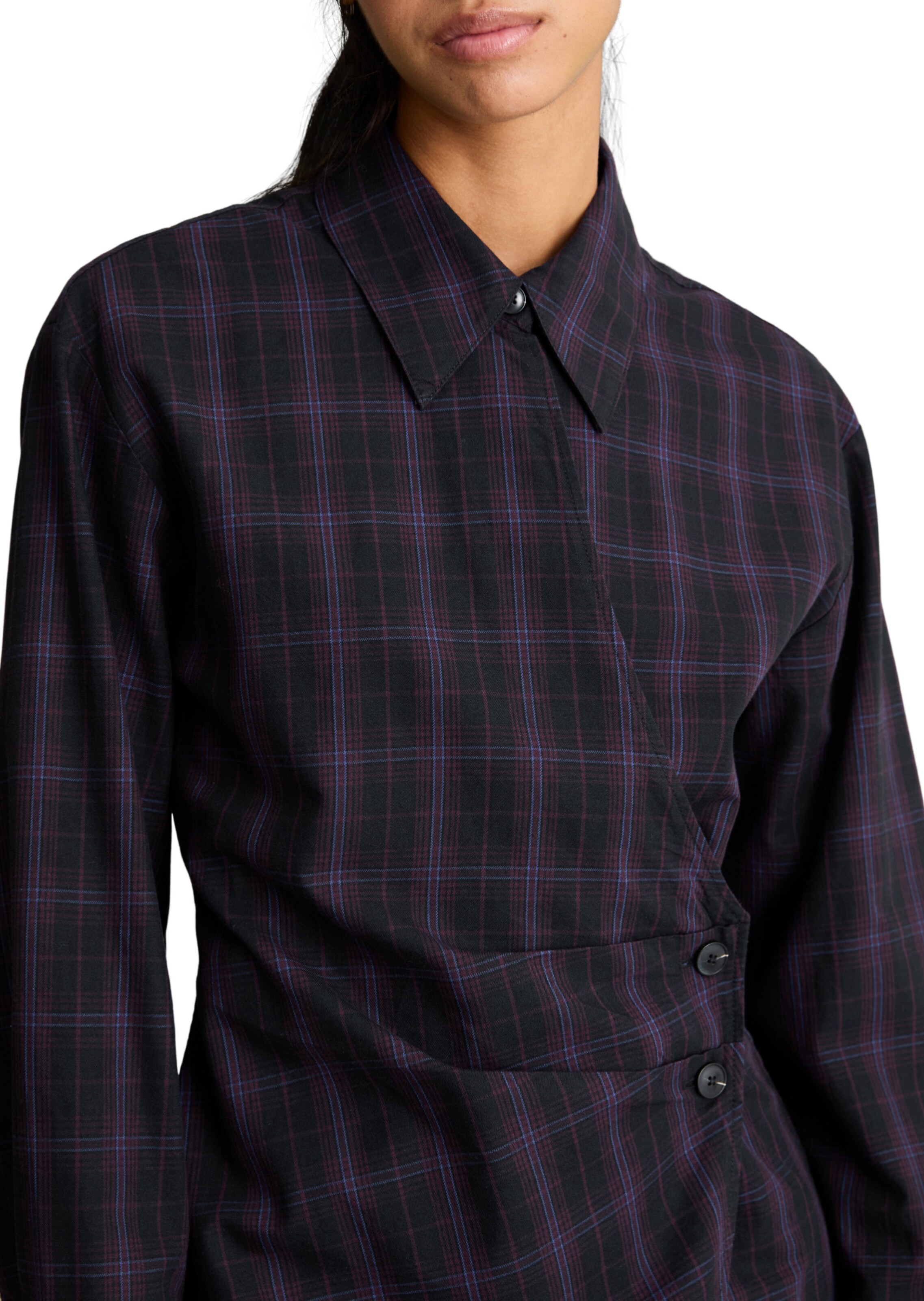 Marc O'Polo DENIM Kleid in Schwarz: Vorderseite