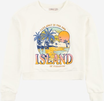 KIDS ONLY Sweatshirt 'Billie' in White: front