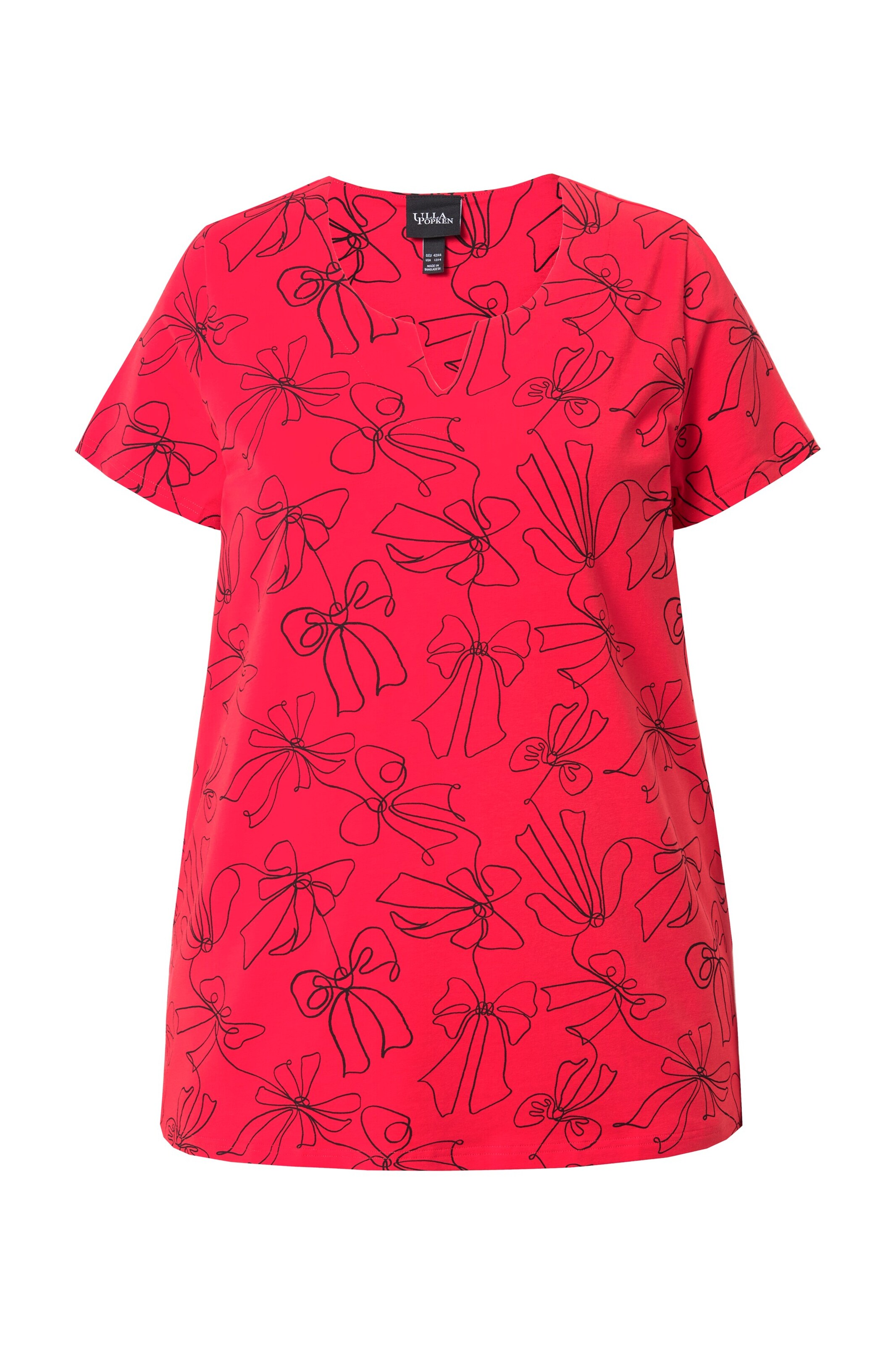 Ulla Popken Shirt in Red: front