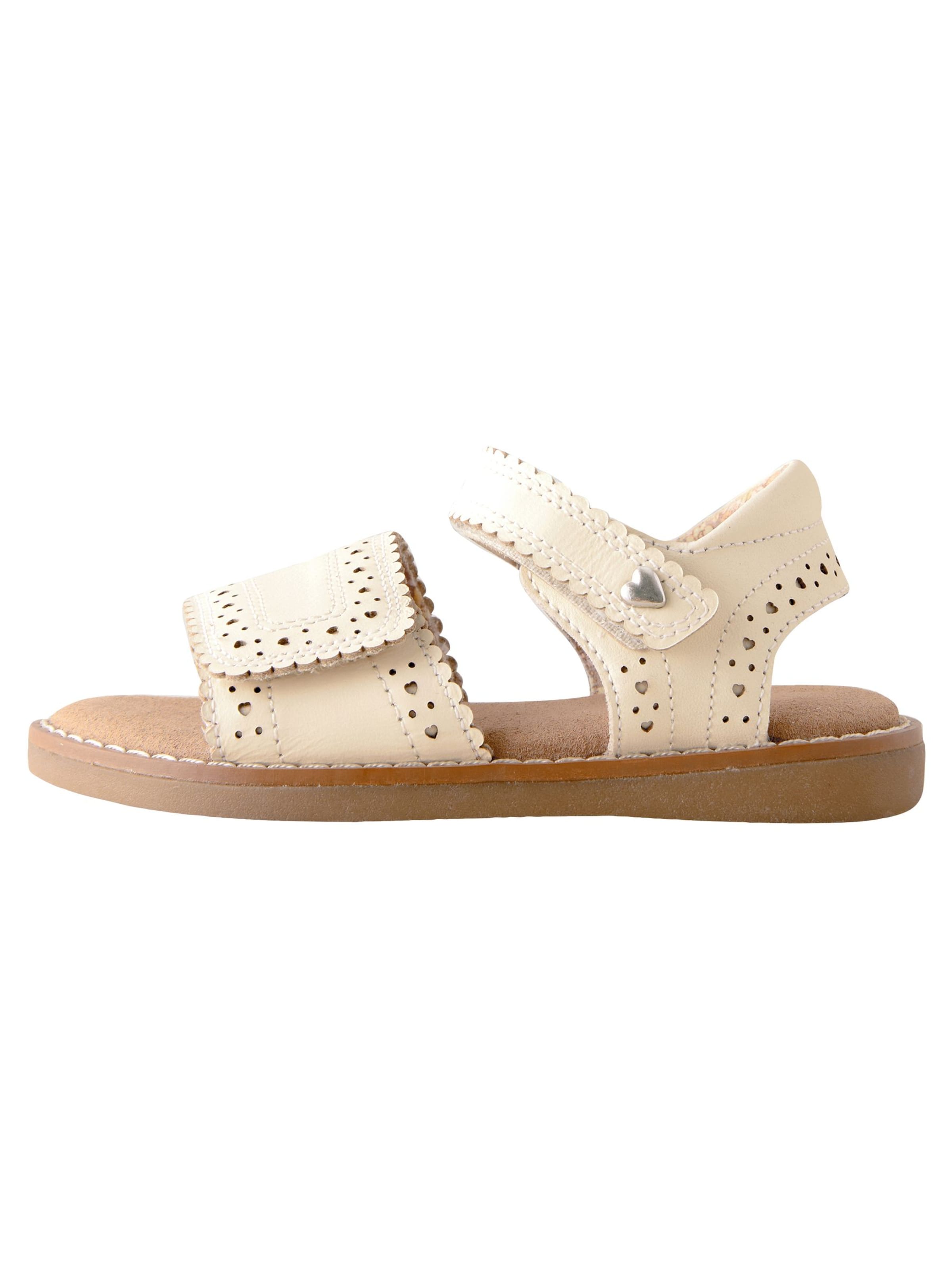 balta Next Sandalai: priekis