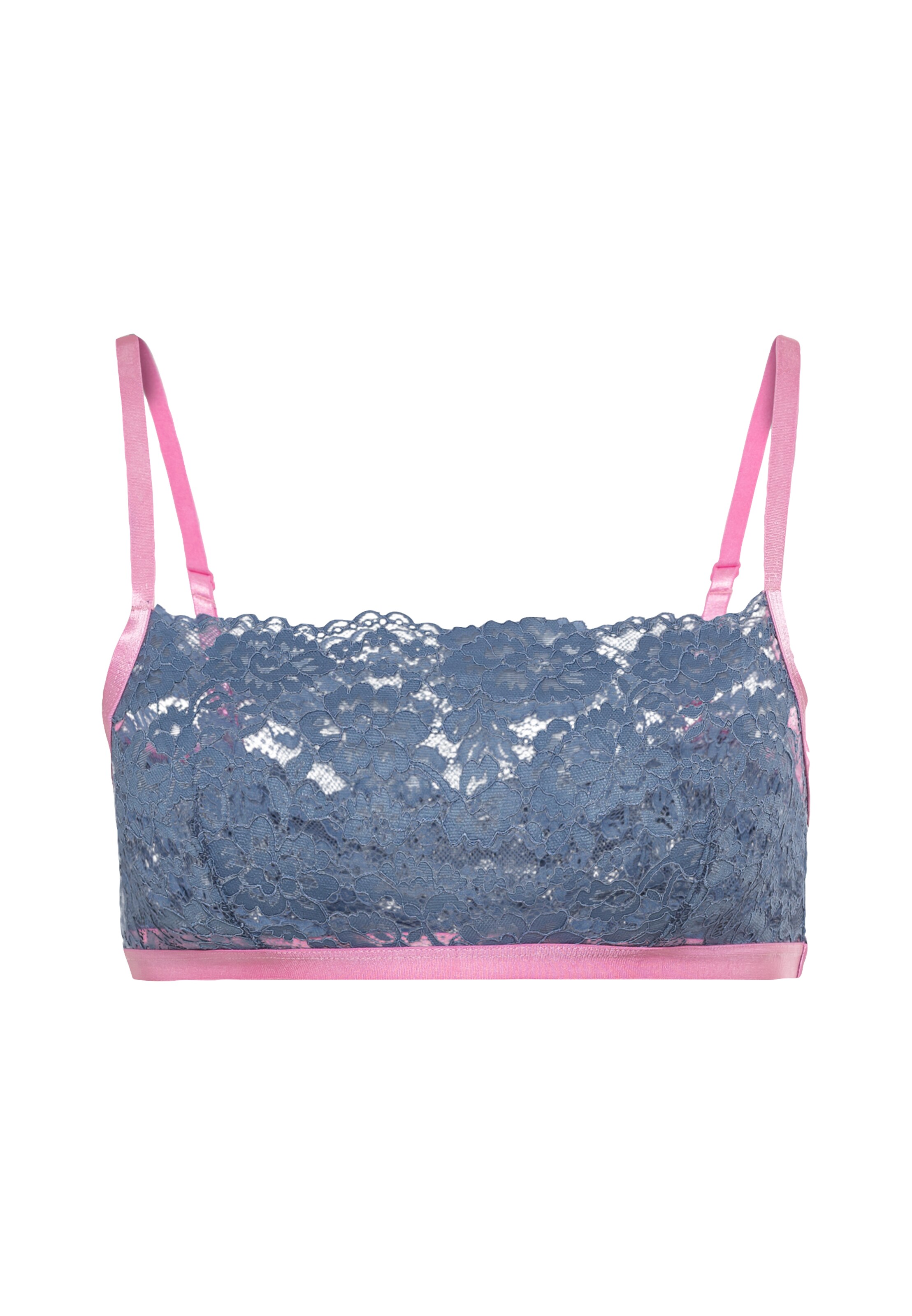 LSCN by LASCANA Bralette Bra in Blue: front